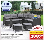 Gartenlounge Manacor von Juskys im aktuellen Netto Marken-Discount Prospekt für 399,99 €