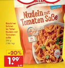 Schneller Teller Nudeln mit Tomatensoße Angebote von Bautz'ner bei Netto Marken-Discount Brandenburg für 1,99 €