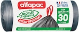 Sacs poubelles ultra-résistant 30L - Alfapac - Supermarchés Match à Calais Sacs poubelles ultra-résistant 30L - Alfapac en promo chez Supermarchés Match Calais à 4,13 €