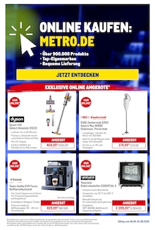 Aktueller Metro Prospekt "Online kaufen: Metro.de" Aktueller Metro Prospekt