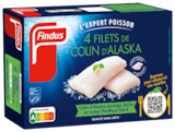 Filets de colin d'alaska surgelés - FINDUS - U Express à La Rochelle Filets de colin d'alaska surgelés - FINDUS en promo chez U Express La Rochelle à 3,32 €