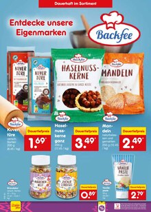 Mandeln im Netto Marken-Discount Prospekt "Aktuelle Angebote" mit 71 Seiten (Duisburg)