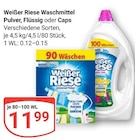 Aktuelle Waschmittel Angebote bei GLOBUS in Bochum Aktuelles Weißer Riese Waschmittel Pulver Angebot bei GLOBUS in Bochum ab 11,99 €