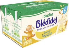 Géant Casino Harol - Blédidej Saveur Vanille Dès 6 mois Promo Blédidej Saveur Vanille Dès 6 mois dans le catalogue Géant Casino "Tout pour bébé" à Harol