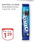 Thins oder Rolle im Angebot bei GLOBUS in St. Ingbert Thins oder Rolle Angebote von Oreo bei GLOBUS St. Ingbert für 1,29 €
