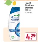 Shampoo Angebote von Head & Shoulders bei Rossmann Nürtingen für 4,29 €
