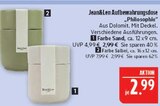 Aufbewahrungsdose „Philosophie“ Angebote von Jean&Len bei Marktkauf Erlangen für 2,99 €