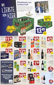 Bier im WEZ Prospekt "Die WEZette" mit 18 Seiten (Löhne)