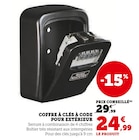 Coffre à clés à code pour extérieur - Burg Wächter - Super U Coffre à clés à code pour extérieur - Burg Wächter à 24,99 € dans le catalogue Super U