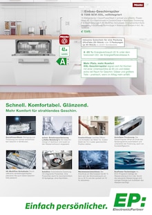 Geschirrspüler im EP: Prospekt "EP: Magazin - Miele" mit 12 Seiten (Bielefeld)