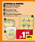 Citronella-Teelichte im Angebot bei Marktkauf in Rottenburg Citronella-Teelichte Angebote bei Marktkauf Rottenburg für 1,99 €