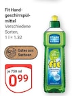 GLOBUS - Handgeschirrspülmittel Angebot im Prospekt Handgeschirrspülmittel bei GLOBUS im Prospekt "" für 0,99 €
