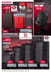 Koffer im Woolworth Prospekt in Bietigheim-Bissingen Aktueller Woolworth Prospekt mit Koffer, "Aktuelle Angebote", Seite 20
