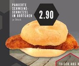 Aktuelles Paniertes Schweine-Schnitzel im Brötchen Angebot bei E center in Essen ab 2,90 €