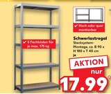 Schwerlastregal im aktuellen Kaufland Prospekt