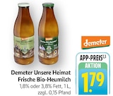 EDEKA Bad Krozingen - Frische Bio-Heumilch Angebot im Prospekt Frische Bio-Heumilch bei EDEKA im Bad Krozingen Prospekt für 1,79 €