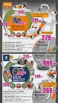 Rasenmäher im Hornbach Prospekt "Du willst es. Dann bau es." mit 36 Seiten (Bochum)