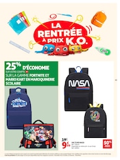 Promos Sac À Dos dans le catalogue "OFFRES DU MOMENT" de Auchan Hypermarché Sac À Dos en promo dans le catalogue Auchan Hypermarché à la page 45
