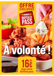 Catalogue Buffalo Grill à La Glacerie, avec 1 page Prospectus Buffalo Grill à La Glacerie: "À volonté !", 1} page, 08/06/2026 - 05/07/2026