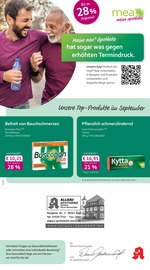 mea - meine apotheke Apotheken Prospekt der aktuellen Woche mit 4 Seiten, gültig von 01.09.2025 bis 30.09.2025, in Vogt und Umgebung Aktueller mea - meine apotheke Apotheken Prospekt in Vogt und Umgebung, "Unsere September-Angebote" mit 4 Seiten, 01.09.2025 - 30.09.2025