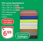 Aktuelles Jersey-Spannbetttuch Angebot bei GLOBUS in Saarbrücken ab 6,99 €