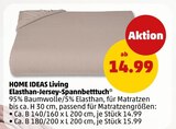 Elasthan-Jersey-Spannbetttuch im Angebot bei Penny in Lippstadt Elasthan-Jersey-Spannbetttuch Angebote von HOME IDEAS Living bei Penny Lippstadt für 14,99 €
