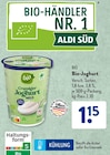 Bio-Joghurt von Bio im aktuellen ALDI SÜD Prospekt für 1,15 €
