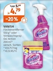 versch. Sorten Angebote von Vanish bei Müller Rottenburg für 4,79 €