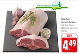 EDEKA Trierweiler - Frischer Lammrücken Angebot im Prospekt Frischer Lammrücken bei EDEKA im Trierweiler Prospekt für 4,49 €