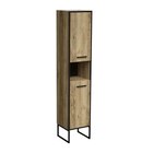 Promo Colonne de rangement salle de bain "district" l.35x h.176 x p.35 cm à 149,00 € dans le catalogue Brico Dépôt à Mazères-Lezons