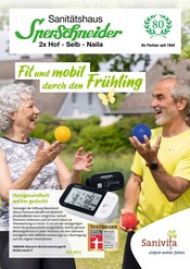 Aktueller Sperschneider GmbH Orthopädie + Rehatechnik Sanitätshaus Prospekt in Naila und Umgebung, "Fit und mobil durch den Frühling" mit 6 Seiten, 13.03.2024 - 31.05.2024