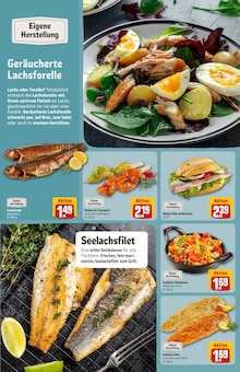 Lachs im aktuellen REWE Prospekt (Hamburg) Lachs im REWE Prospekt "Dein Markt" mit 36 Seiten (Hamburg)