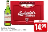 Original Budweiser Angebote von Budweiser bei E center Darmstadt für 14,99 €