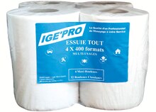 Carrefour Market Arcueil - 4 maxi rouleaux essuie tout ige’pro Promo 4 maxi rouleaux essuie tout ige’pro dans le catalogue Carrefour Market "Maxi format mini prix" à Arcueil