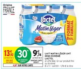 Lait Matin Léger UHT Demi-Écrémé - LACTEL - Intermarché à Reims Lait Matin Léger UHT Demi-Écrémé - LACTEL en promo chez Intermarché Reims à 9,74 €