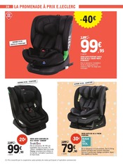 Promos Siège Auto Bébé dans le catalogue "SPÉCIAL BÉBÉ" de E.Leclerc Siège Auto Bébé en promo dans le catalogue E.Leclerc à la page 30