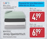 Aktuelle Spannbettlaken Angebote bei ALDI Nord in Hamburg Aktuelles Jersey-Spannbetttuch Angebot bei ALDI Nord in Hamburg ab 4,99 €