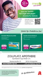 mea - meine apotheke Prospekt für Königslutter mit 4 Seiten mea - meine apotheke Prospekt für Königslutter: "Unsere Juni-Angebote", 4 Seiten, 01.06.2026 - 30.06.2026