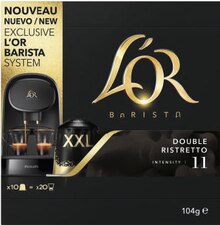 Capsules café Double Ristretto Barista - Géant Casino à Marseille Capsules café Double Ristretto Barista en promo chez Géant Casino Marseille à 3,49 €