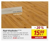 Rigid-Vinylboden für 35,66 € bei toom Baumarkt im Angebot Rigid-Vinylboden im aktuellen toom Baumarkt Prospekt