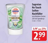 No-Touch Seifen-Nachfüller Angebote von Sagrotan bei famila Nordost Pinneberg für 2,99 €