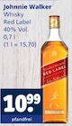 Red Label im Angebot bei Getränkewelt in Herne Red Label Angebote von Johnnie Walker bei Getränkewelt Herne für 10,99 €