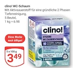 WC-Schaum im Angebot bei GLOBUS in Mannheim WC-Schaum Angebote von clino! bei GLOBUS Mannheim für 3,49 €