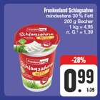 Schlagsahne Angebote von Frankenland bei EDEKA Amberg für 0,99 €