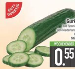 Gurke von Gut & Günstig im aktuellen EDEKA Prospekt für 0,55 €