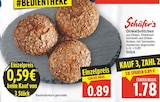 Dinkelbrötchen von Schäfer's für 0,59 € bei E center im Angebot Dinkelbrötchen von Schäfer's im aktuellen E center Prospekt