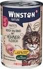Nature Katze Pastete oder Würstchen von Winston für 0,99 € bei Rossmann im Angebot Nature Katze Pastete oder Würstchen von Winston im aktuellen Rossmann Prospekt