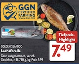 Lachsforelle von GOLDEN SEAFOOD im aktuellen ALDI SÜD Prospekt für 7,49 €