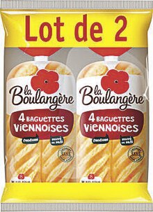 Pain - La boulangère - Géant Casino Pain - La boulangère à 1,91 € dans le catalogue Géant Casino "L'évènement promo de l'année - Épisode 2"