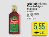 Altmeister Original Kräuterlikör Angebote von Nordbrand Nordhausen bei diska Chemnitz für 5,55 €